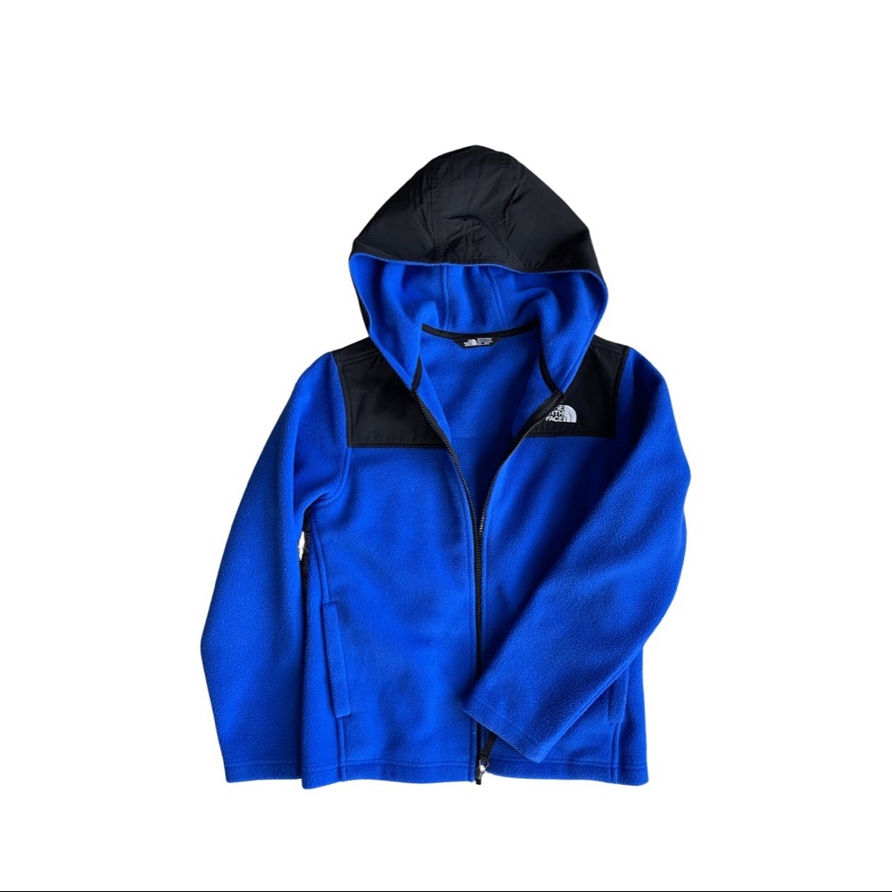 The North Face Jacket w/hood - EUC - Youth M - Blue